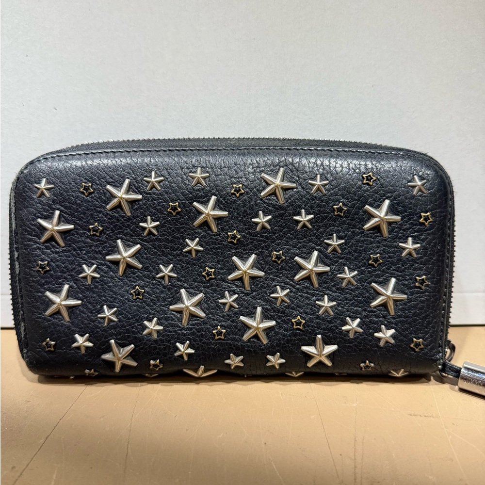 Jimmy Choo Black Leather Wallet